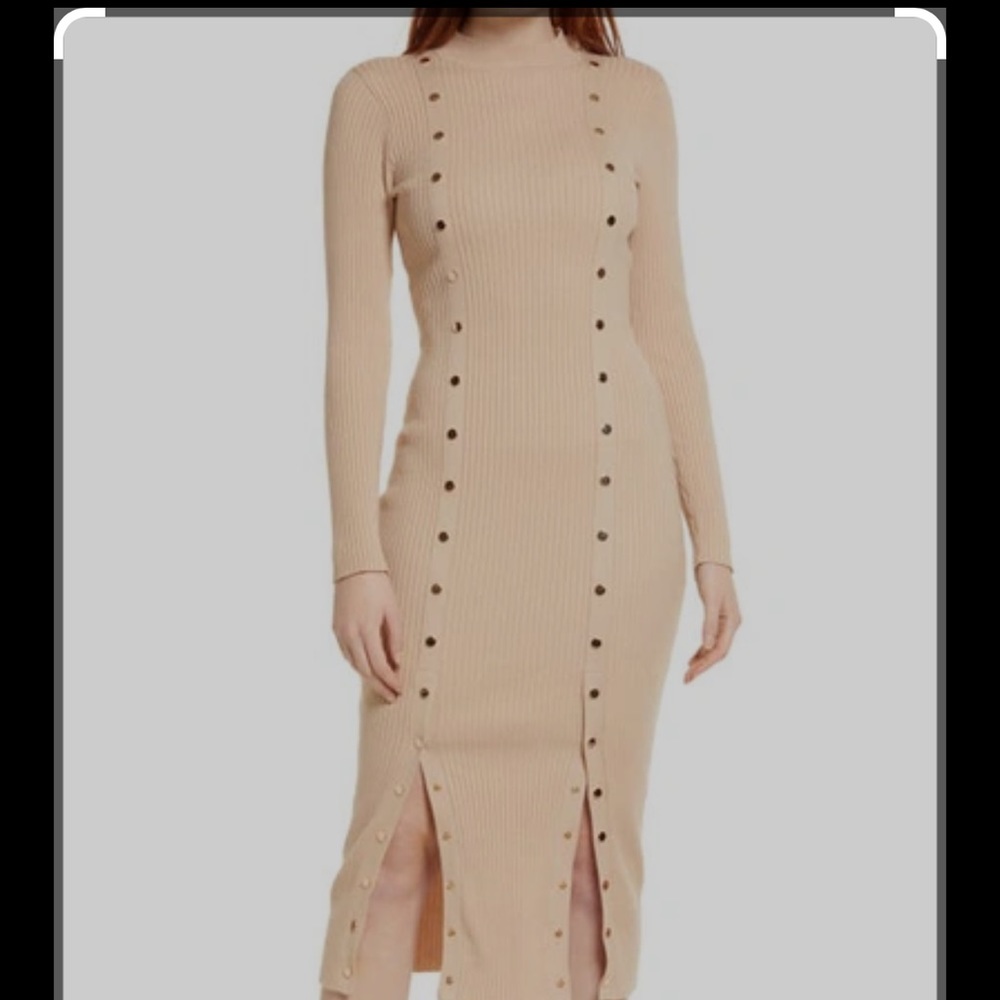 Bebe long knit dress. Brand new WT.